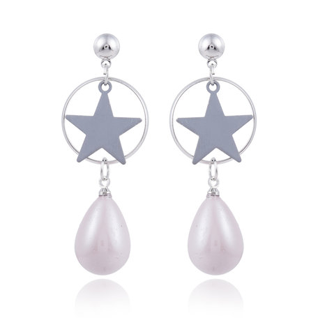 EARRING WITH DRIP & STAR