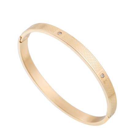 ARMBAND STAINLESS STEEL Kleur Goud