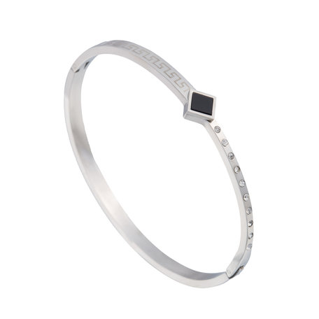 ARMBAND STAINLESS STEEL Kleur Silver
