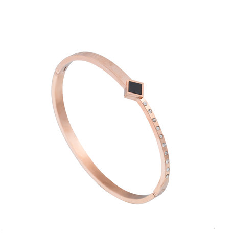 ARMBAND STAINLESS STEEL Kleur Rosé Goud