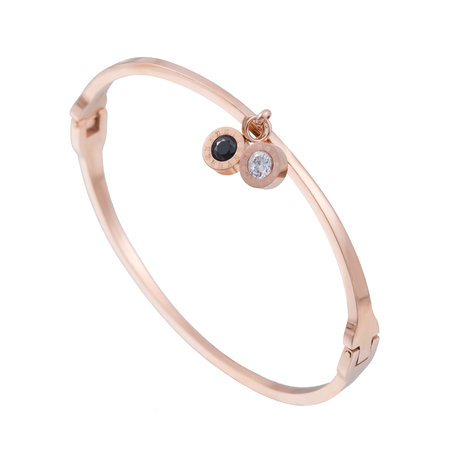 ARMBAND STAINLESS STEEL Kleur Rosé Goud