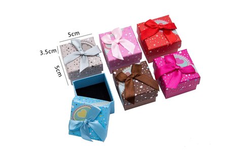 24 stuks Verpakkings doosjes ring 5x5x3.5 cm