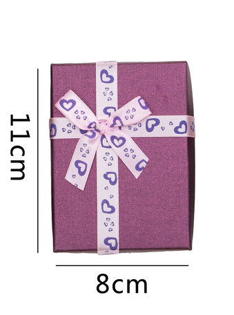 12 stuks Verpakkings doosjes ketting 11x8x3 cm