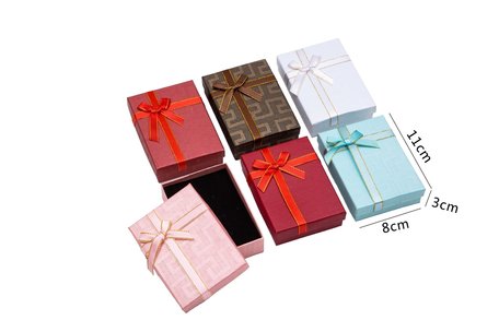 12 stuks Verpakkings doosjes ketting 11x8x3 cm