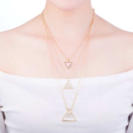 Statement Ketting - Driehoekige Ketting