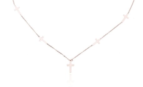 Stainless Steel Ketting Met Kruis/Cross