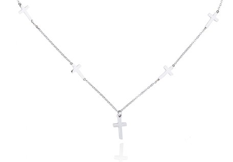 Stainless Steel Ketting Met Kruis/Cross