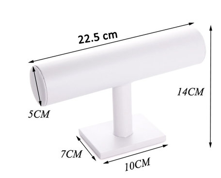 DISPLAY 1ROL LEDERLOOK Wit