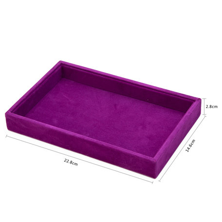 Box Display Velvet 1 Box Size: 14.6cm x 22.8cm