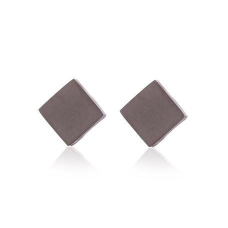 Ear Studs stainless steel color black