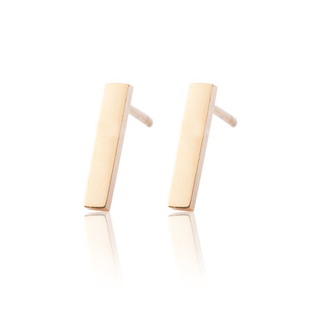Ear Studs RVS Kleur  Goud 