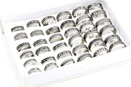 36 XXL RVS Ringen