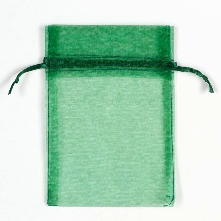 Organza bags Green 18x15 cm Pack of 100 pieces