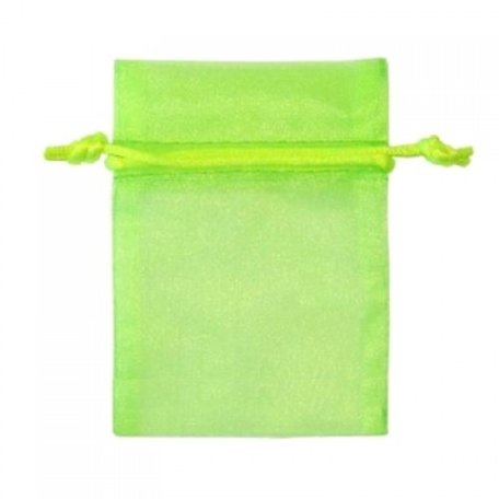 Organza zakjes Lime Groen 16x10 cm Pak van 100 Stuks