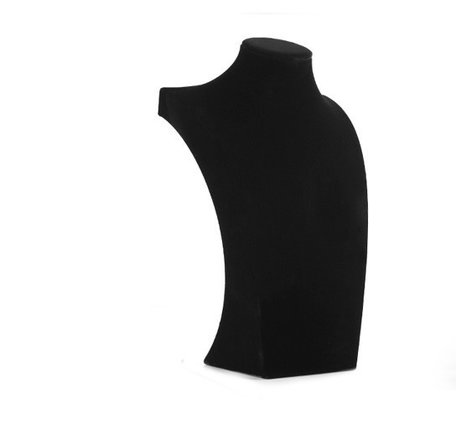  Display Neck Velvet black 22 cm high