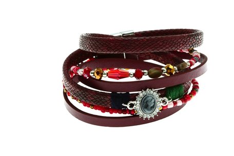  Leather Ibiza Bracelet 