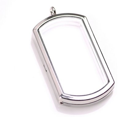 10 STUKS SILVER MEMORY LOCKET DRIJVENDE MEDAILLON 50mm