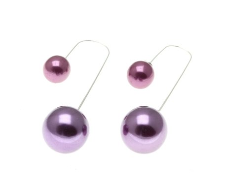 Drop Earrings Purple