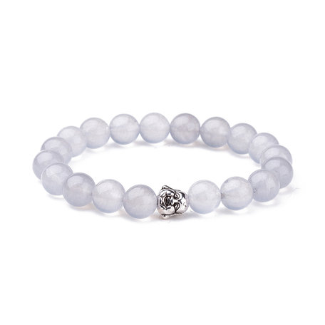 KRALEN ARMBAND MET BOEDDHA BEDELTJE