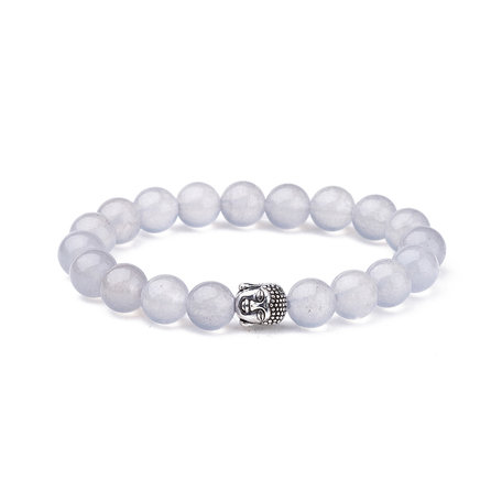 KRALEN ARMBAND MET BOEDDHA BEDELTJE