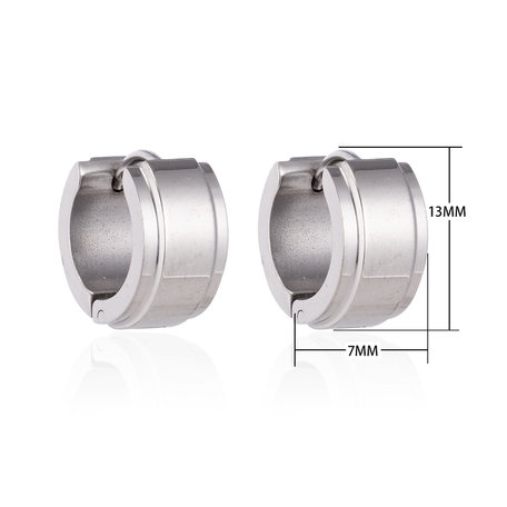 Creoles Stainless Steel Earrings