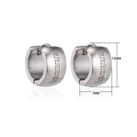 Creoles Stainless Steel Earrings