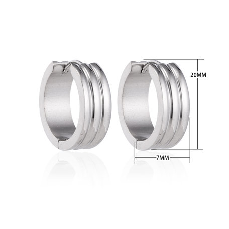 Creoles Stainless Steel Earrings