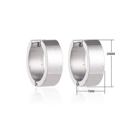 Creoles Stainless Steel Earrings