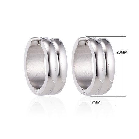 Creoles Stainless Steel Earrings