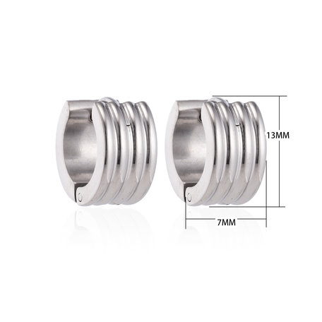 Creoles Stainless Steel Earrings