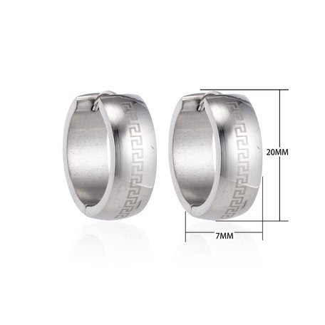 Creoles Stainless Steel Earrings