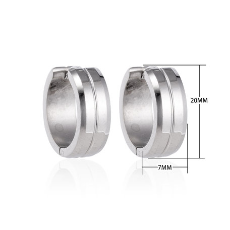 Creoles Stainless Steel Earrings