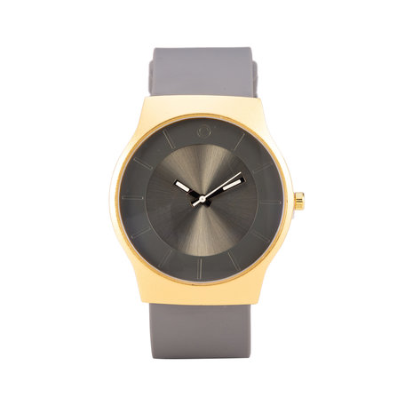 Quartz Horloge (35mm) - Grijs & Goud