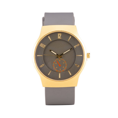 Quartz Watch (35mm) - Grijs & Gold