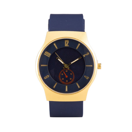 Quartz Watch (35mm) - Blue & Gold