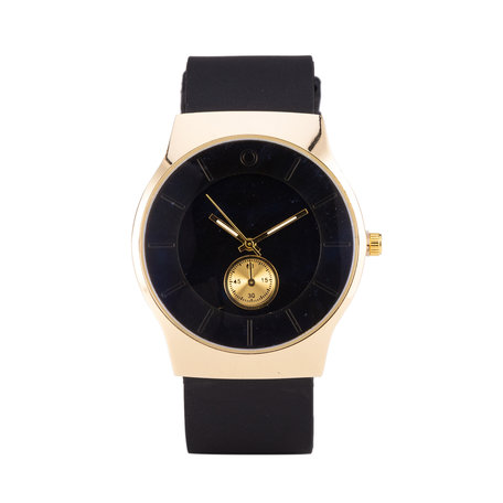 Quartz Watch - Black & Gold