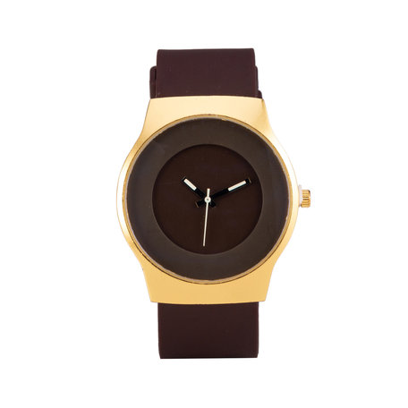 Quartz Watch - Bruin & Gold