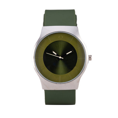 Quartz Watch - Groen & Silver