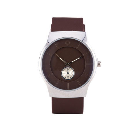 Quartz Horloge - Bruin & Zilver