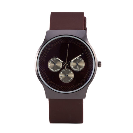 Quartz Horloge - Zwart & Bruin