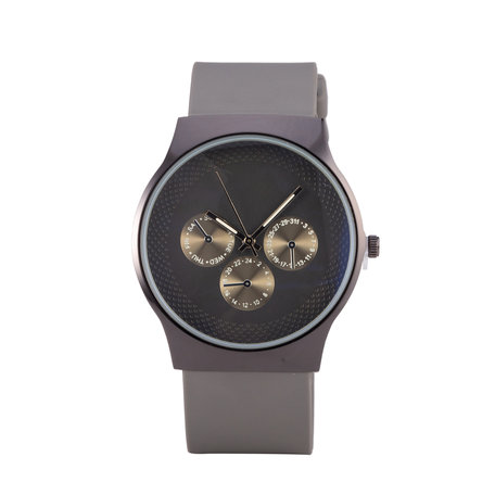 Quartz Watch - Grey & Zwart