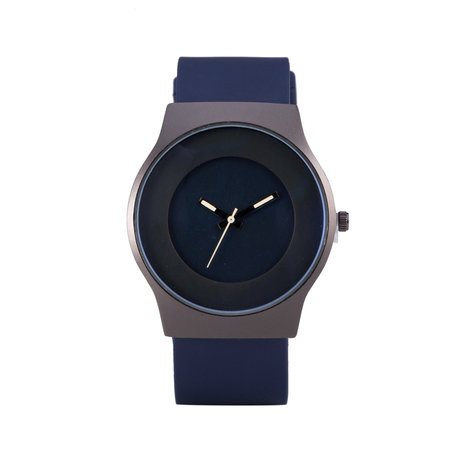 Quartz Horloge - Blauw & Zwart