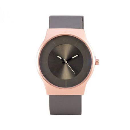 Quartz Watch - Grey & Rosé