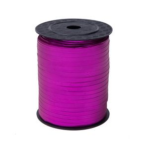 1 x Curly ribbon 5 mm x 500 m., Color Fuchsia Mat