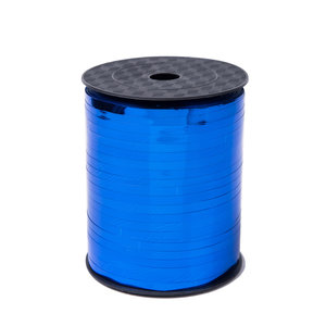 1 x Krullint 5 mm x 500 mtr., Kleur Blauw Glans