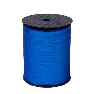 1 x Krullint 5 mm x 500 mtr., Kleur Blauw Mat